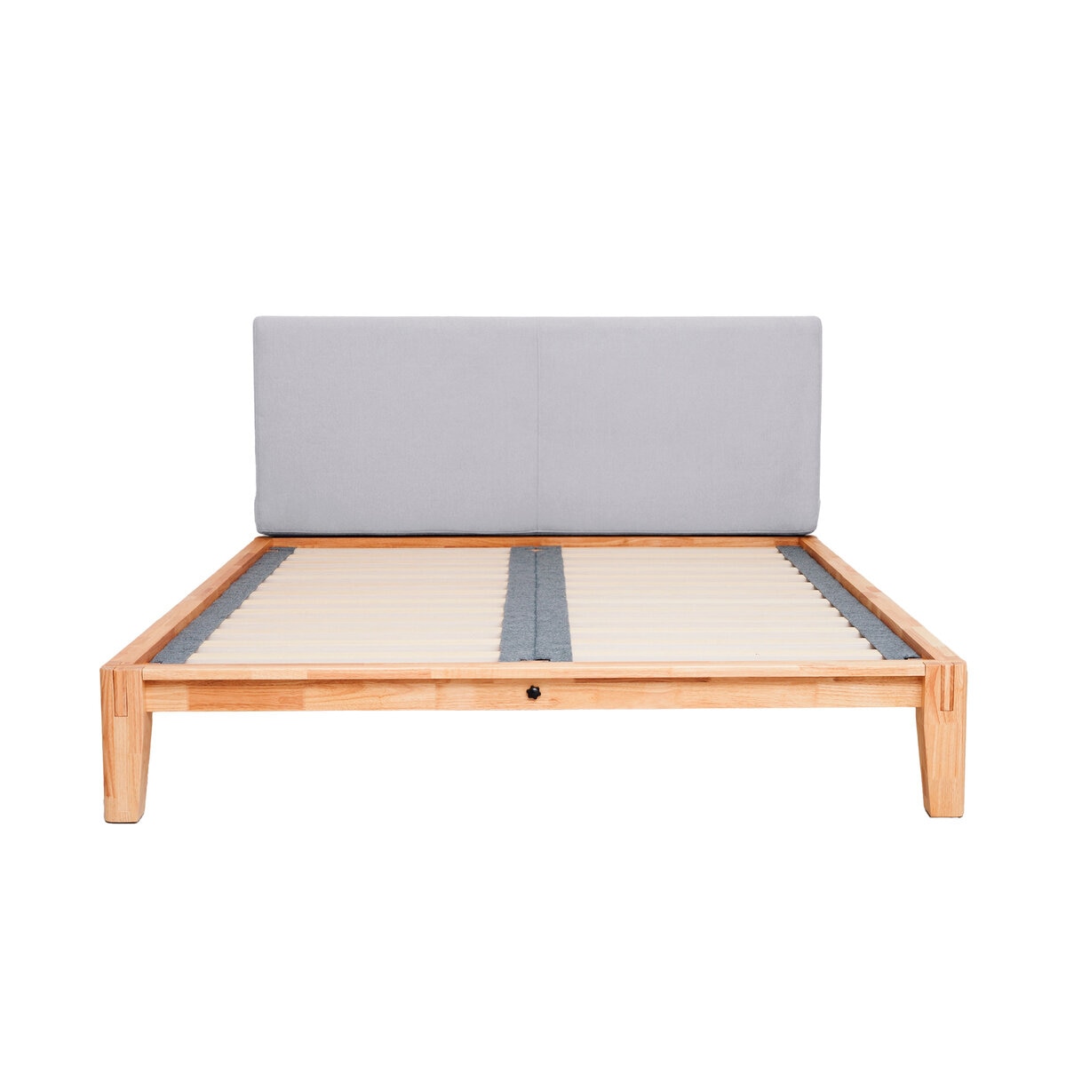グーグーベッドフレームセット シングル（カラー：ナチュラル　 ヘッドボード：ライトグレー）