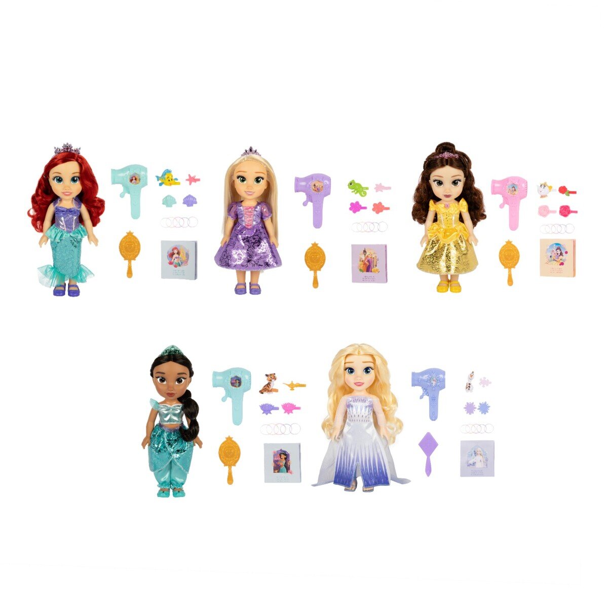 ディズニープリンセス & アナと雪の女王 ヘアケアセット