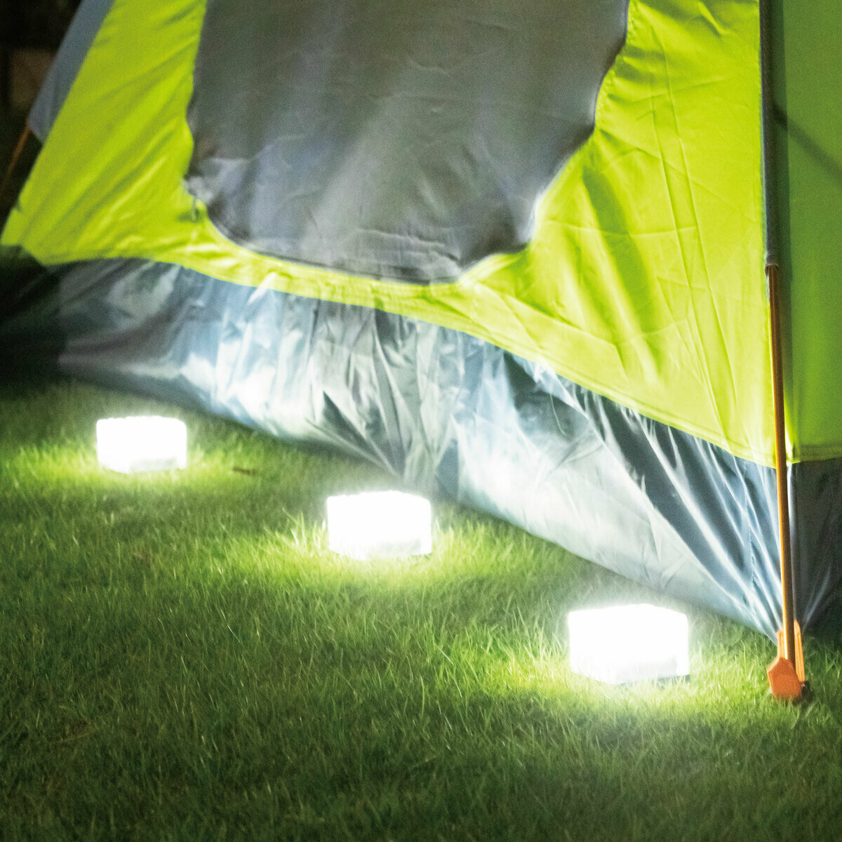 ダイス LEDソーラーキューブライト 6個セット クールホワイト