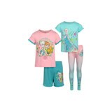 キャラクター キッズ Tシャツ＆パンツセット 4枚組 アナ雪 5