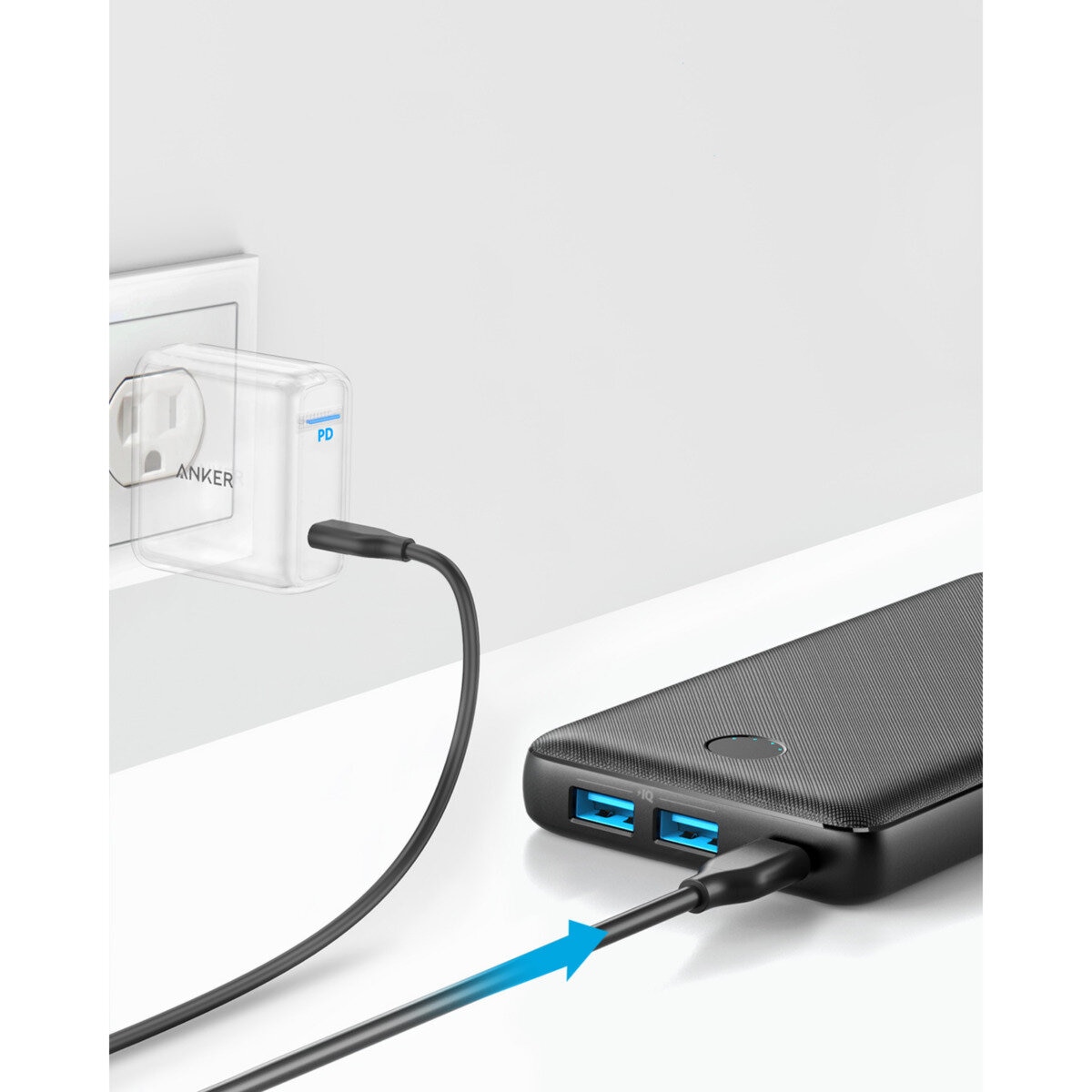 Anker（アンカー）PowerCore III 20000 モバイルバッテリー 20000mAh ホワイト A1364N21
