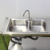 APET ステンレスダブル流し台 TAN-981-2