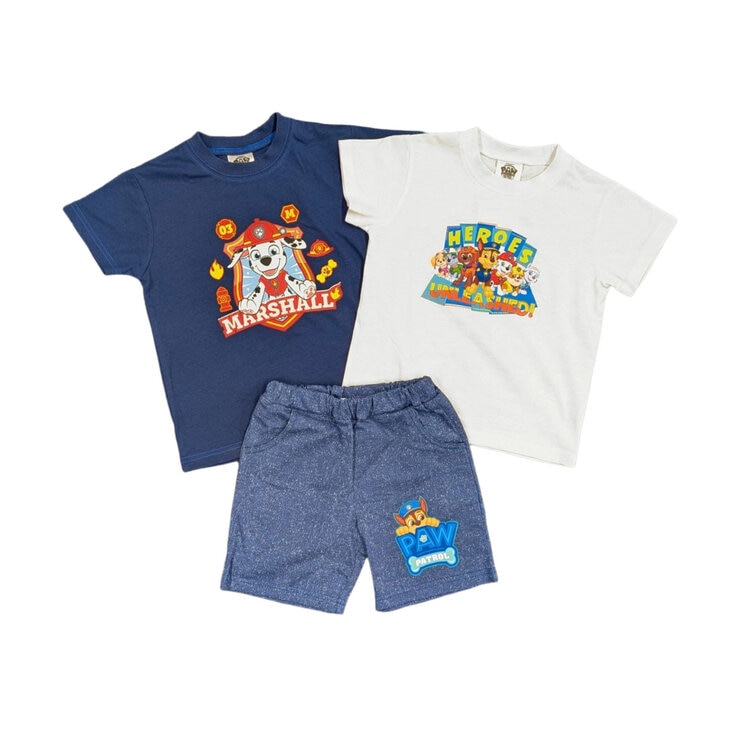 パウ・パトロール キッズ 3点セット(半袖Tシャツ2枚・ボトムス1枚) パウ・パトロール キッズ 3点セット(半袖Tシャツ2枚・ボトムス1枚)