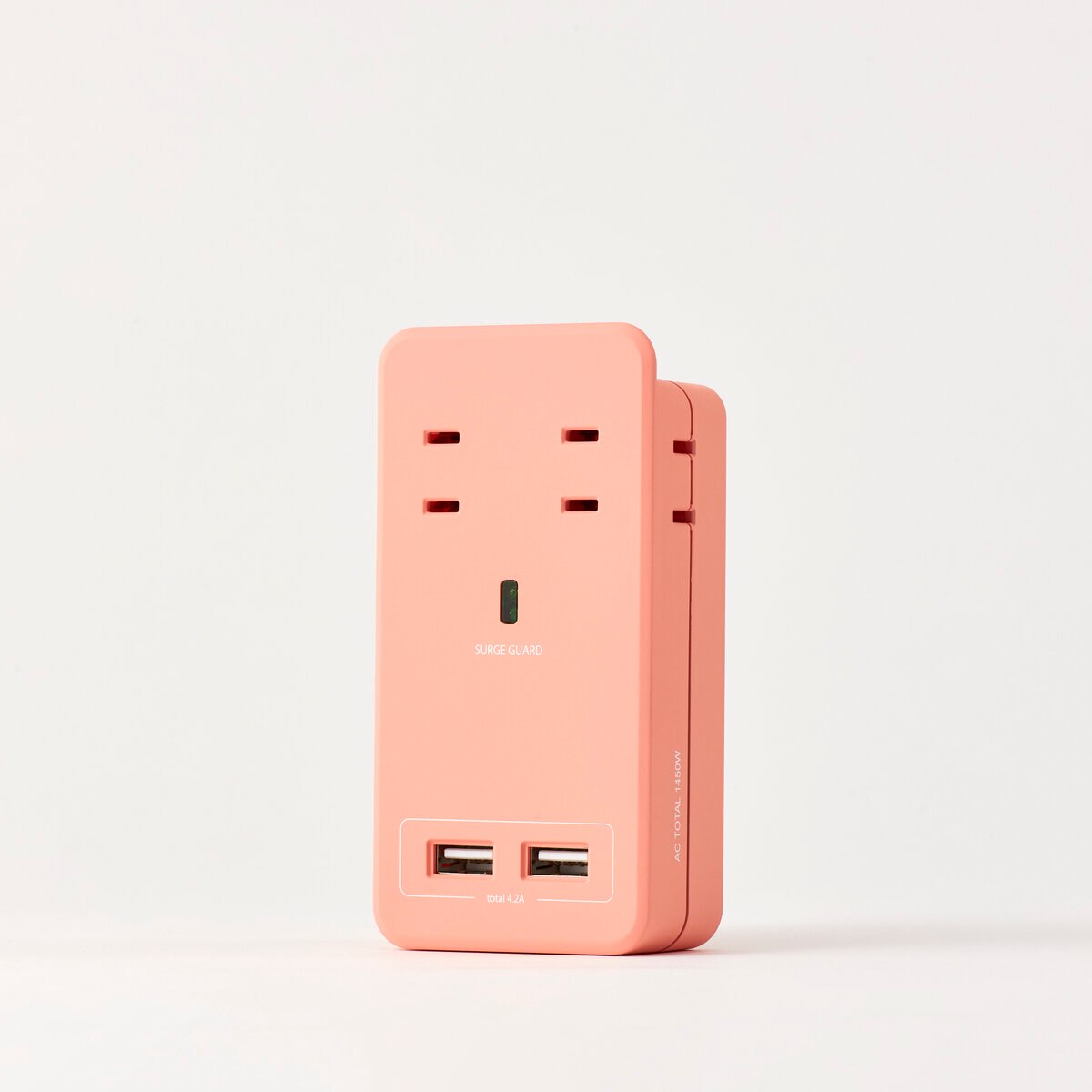 Fargo（ファーゴ）SATI COLOR(サティカラー) AC4個口 4.2A USB 全14色 CT221 コーラルピンク