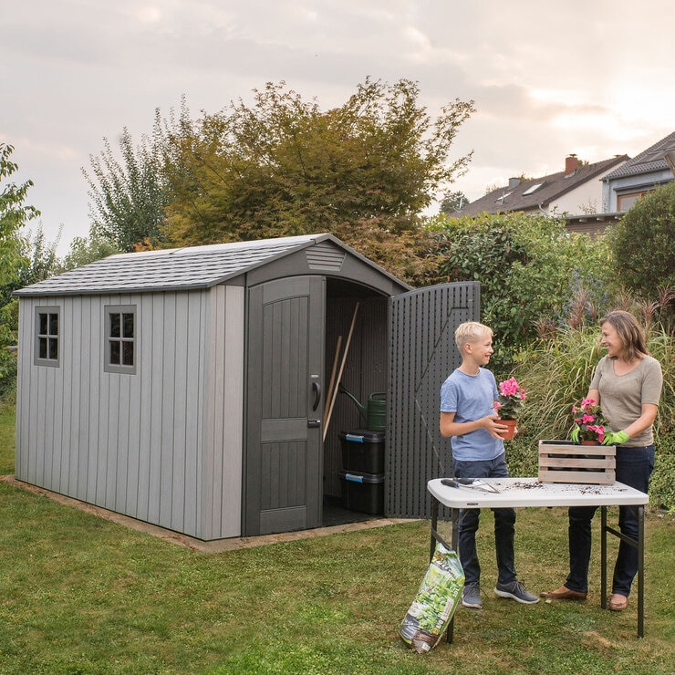 LIFETIME 7 X 12 フィート (2.1 x 3.6m) 屋外物置 LIFETIME 7 X 12 フィート (2.1 x 3.6m) 屋外物置