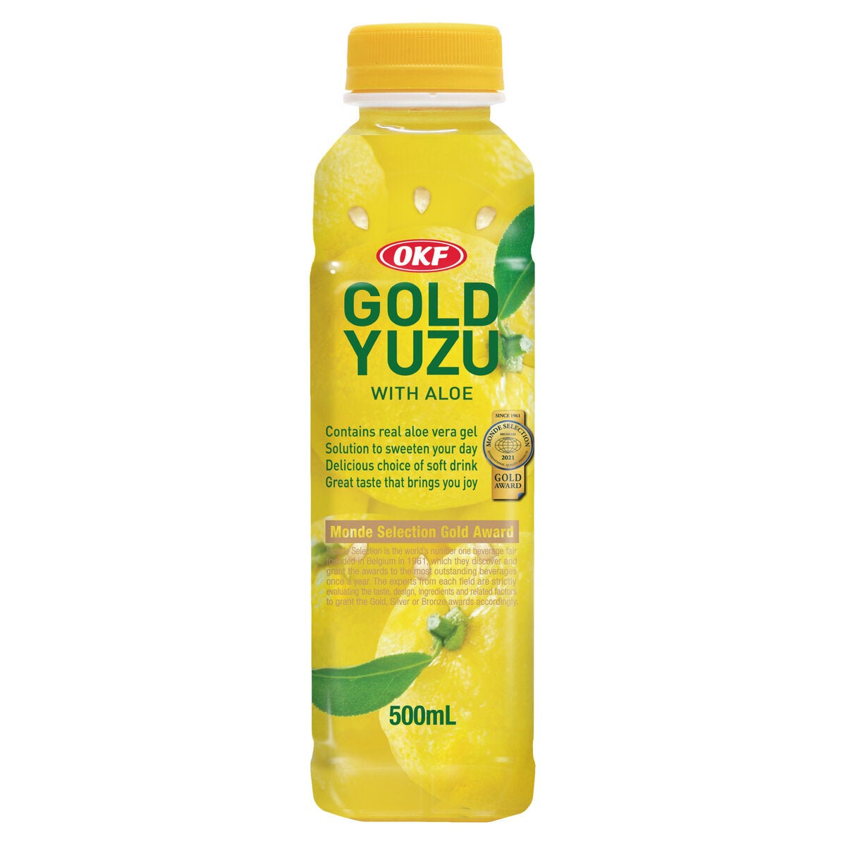 OKF ゴールド ユズ ドリンク 500ml x 10本 OKF ゴールド ユズ ドリンク 500ml x 10本