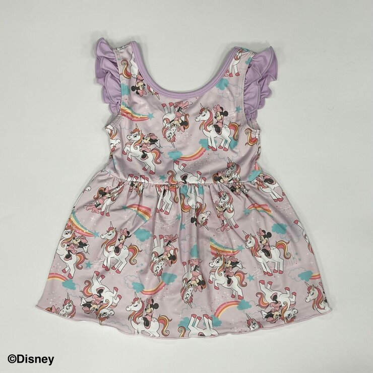 ディズニー/キッズ 水着2点セット/ ミニーマウス 90