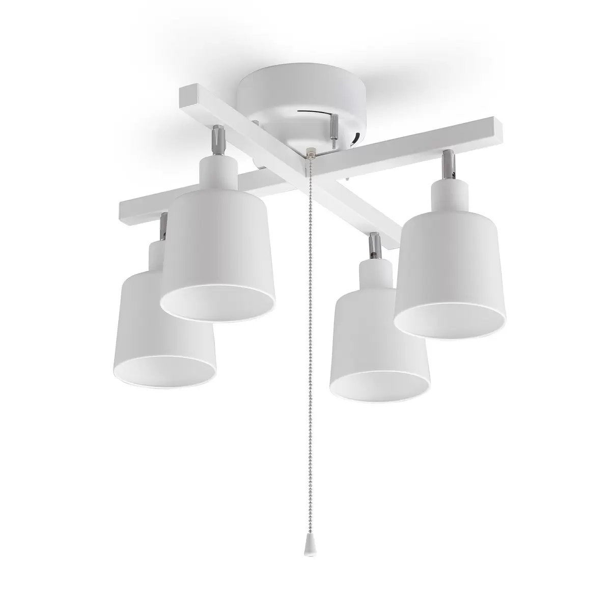 アイリスオーヤマ 4灯シーリングライト クロスタイプ ホワイト CE4LA-20C-W