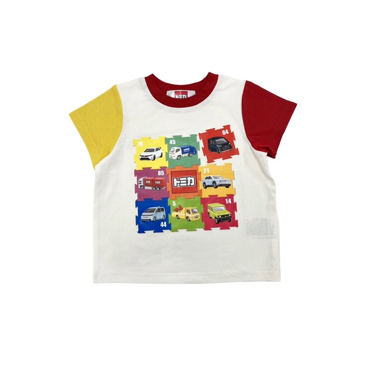 トミカ キッズ 半袖 Tシャツ 4枚組 アソートA 110