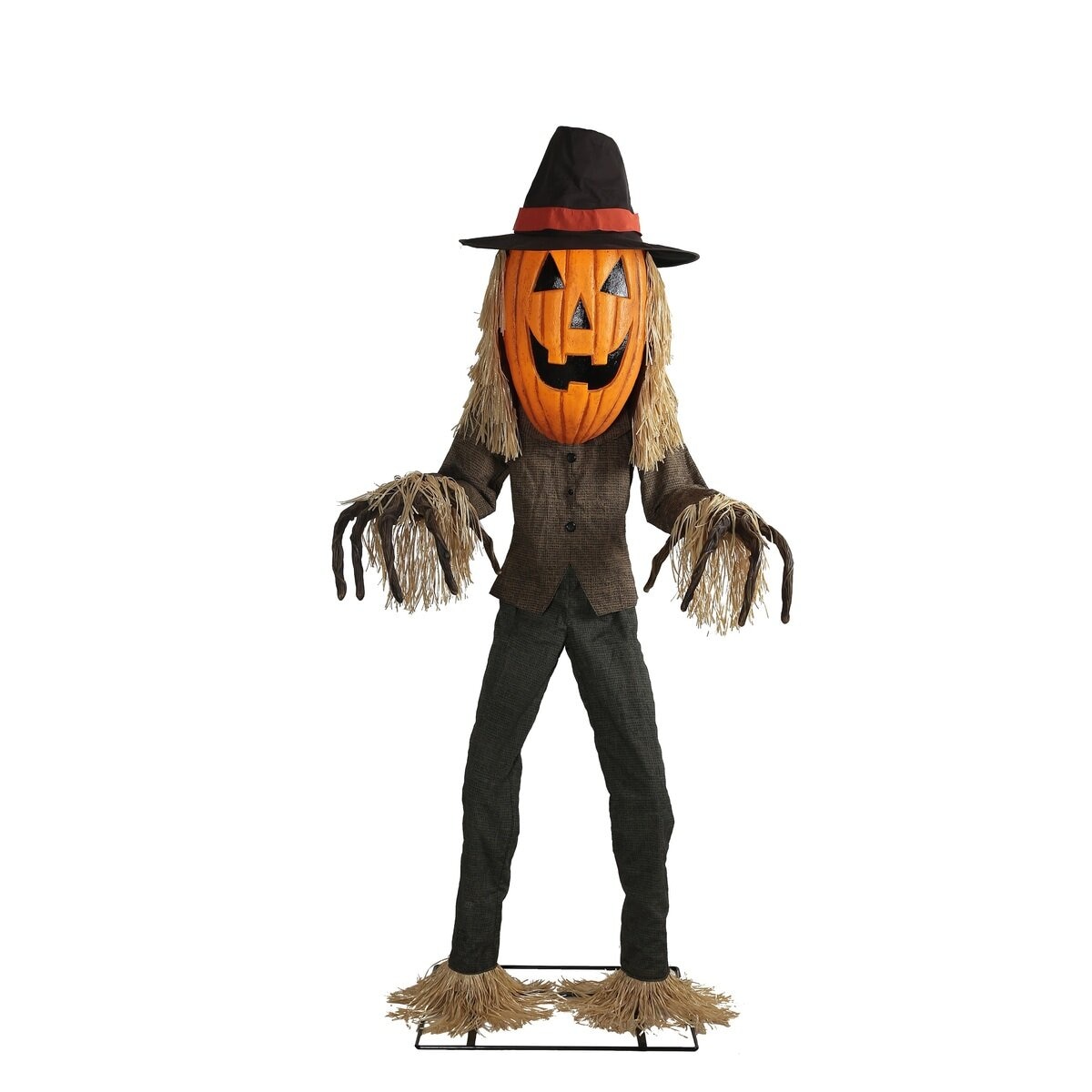 ジャック・オー・ランタンのカカシ　ハロウィンデコレーション