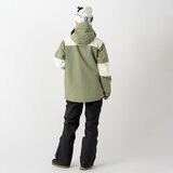 オーシャンパシフィック レディース スノージャケット クリーム / カーキ M