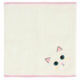 Uchinoko うちのニャンコ毛並ハンカチ 25cm x 25cm 4枚組 ミケ/白猫