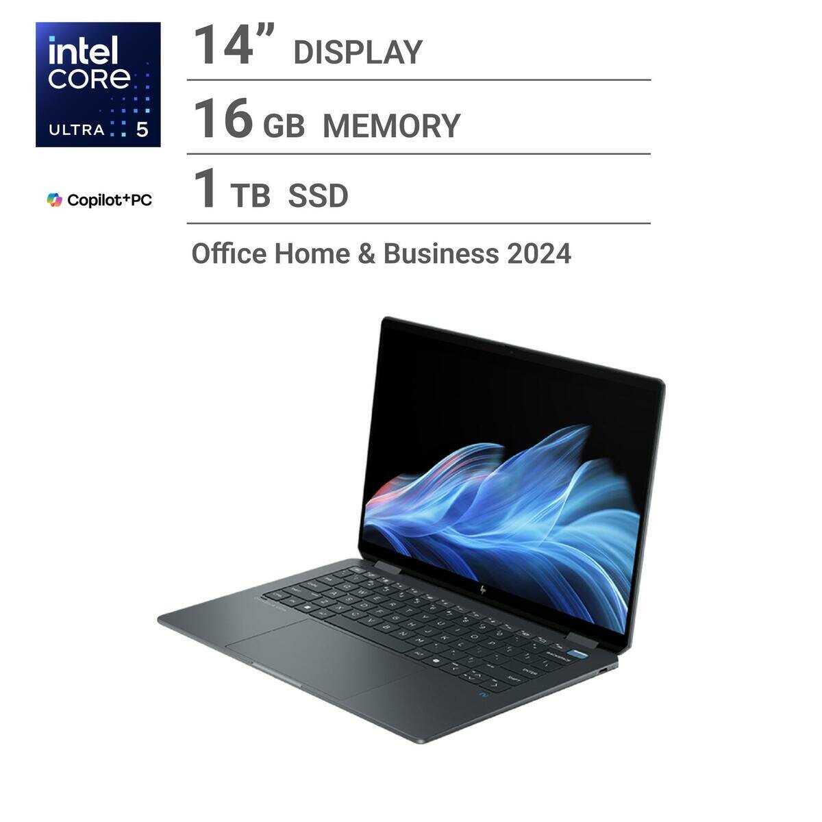 HP ノートPC/OmniBook Ultra Flip/14.0インチ/Core Ultra 5 226V/メモリ 16GB/SSD 1TB/イクリプスグレー/B0GM5PA-AAAM HP ノートPC/OmniBook Ultra Flip/14.0インチ/Core Ultra 5 226V/メモリ 16GB/SSD 1TB/イクリプスグレー/B0GM5PA-AAAM