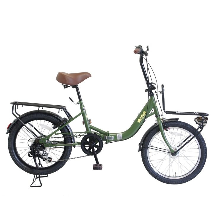 ロゴス 20インチ 折り畳み自転車 LG-20FD カーキ | Costco Japan