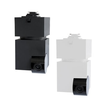 Edison Smart（エジソンスマート）見守りカメラキューブ ダクトレール変換プラグセット ブラックDWC-CUBEBK/ホワイトDWC-TT001WHT