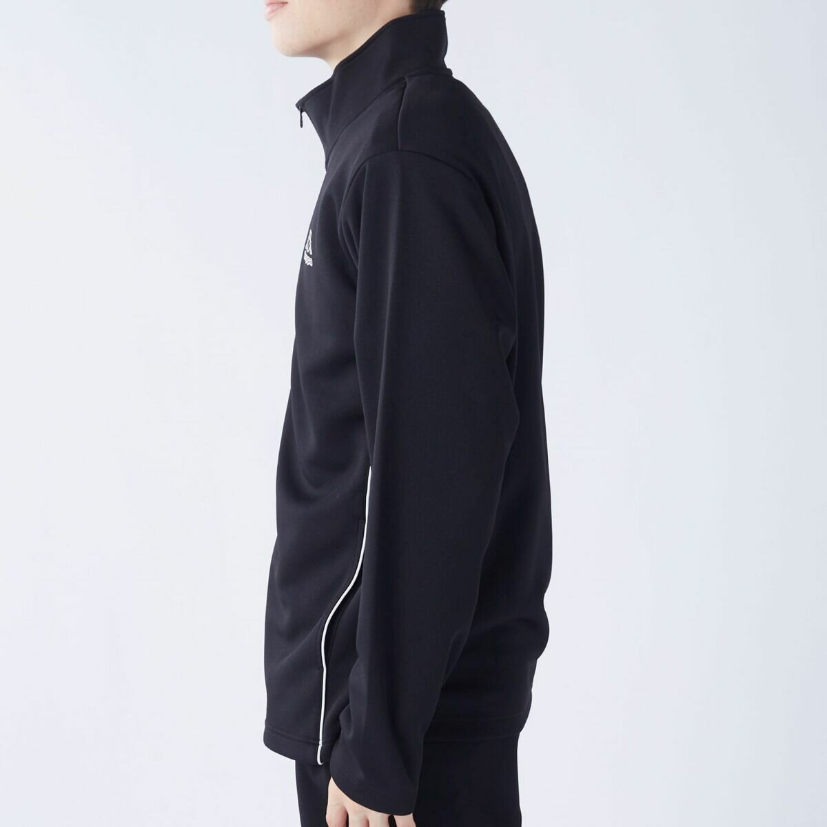 カッパ メンズ フルジップ ジャケット / ブラック / L カッパ メンズ フルジップ ジャケット / ブラック / L