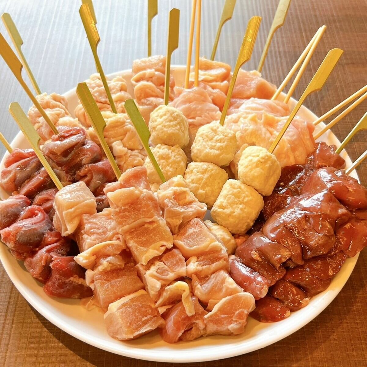 【冷凍】ふじ美どり 焼鳥串 バラエティーパック 40本入りｘ5袋