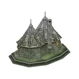4Dシティスケープ 3D立体パズル アソートメント ハリーポッター バロウ, ハグリッドの小屋, ナイトバス