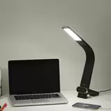アイリスオーヤマ LED デスクライト - ブラック