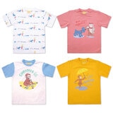 おさるのジョージ キッズ 半袖 Tシャツ 4枚組 アソートB 100