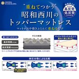 昭和西川 リバーシブルトッパーマットレス