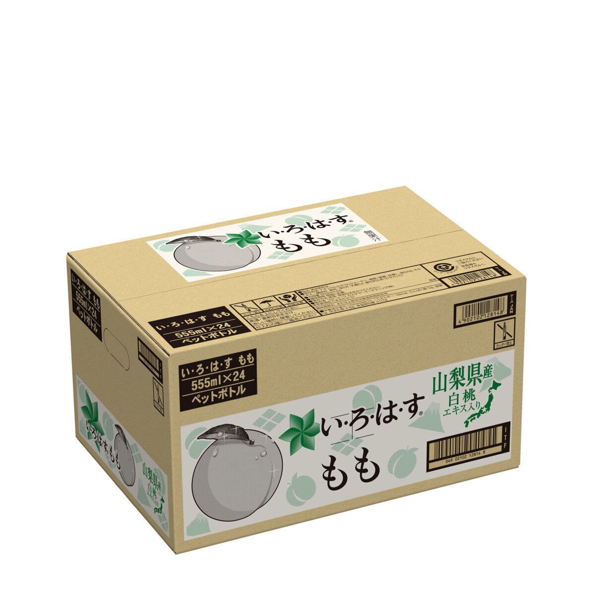 い・ろ・は・す　もも味　555ml x 24本 x 2ケース ペットボトル