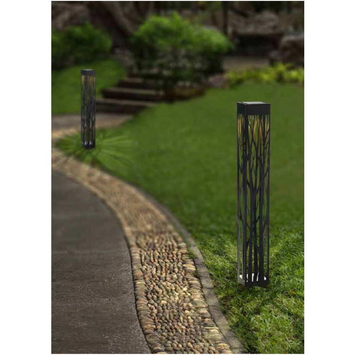 LED ソーラーライト 2本セット SL-1113JP