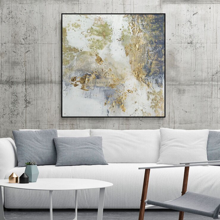 キャンバスアート ~ Gilded Aerial ~ 24 x 24" / 61 x 61 cm キャンバスアート ~ Gilded Aerial ~ 24 x 24" / 61 x 61 cm