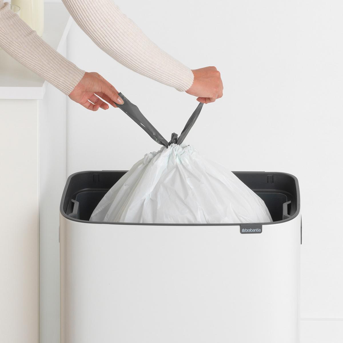 ブラバンシア Boタッチビン 60L タッチ式ごみ箱 ホワイト 223006