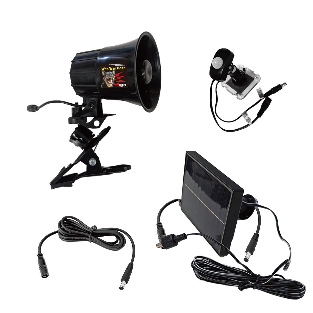 MTO 熊よけわんわんホーン夜間センサー付 ソーラー電源タイプ