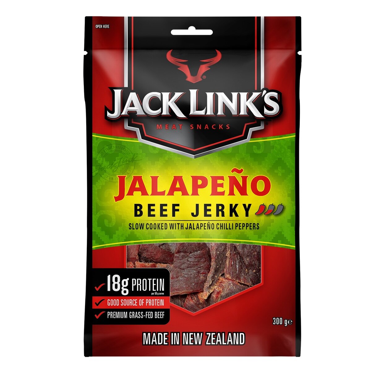 ジャックリンクス ハラペーニョ ビーフジャーキー 300g