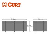 CURT ルーフキャリア用防水バッグ 18221 約1500mm×奥行:約860mm×高さ:約457mm