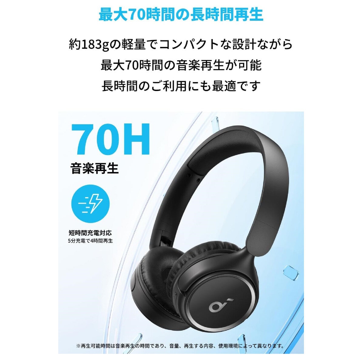 Anker（アンカー）サウンドコア H30i ワイヤレスオンイヤーヘッドホン