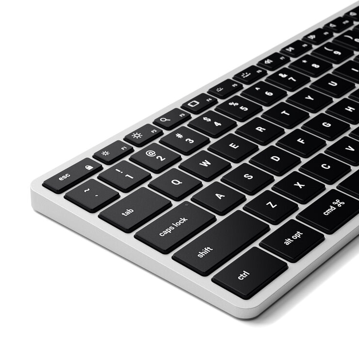 Satechi キーボード (iPadOS/iOS/Mac向け) 英語配列 テンキー有り シルバー
