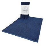 さらっと速乾 タオルバスマット 45cm x 60cm 2枚組 ブルー さらっと速乾 タオルバスマット 45cm x 60cm 2枚組 ブルー