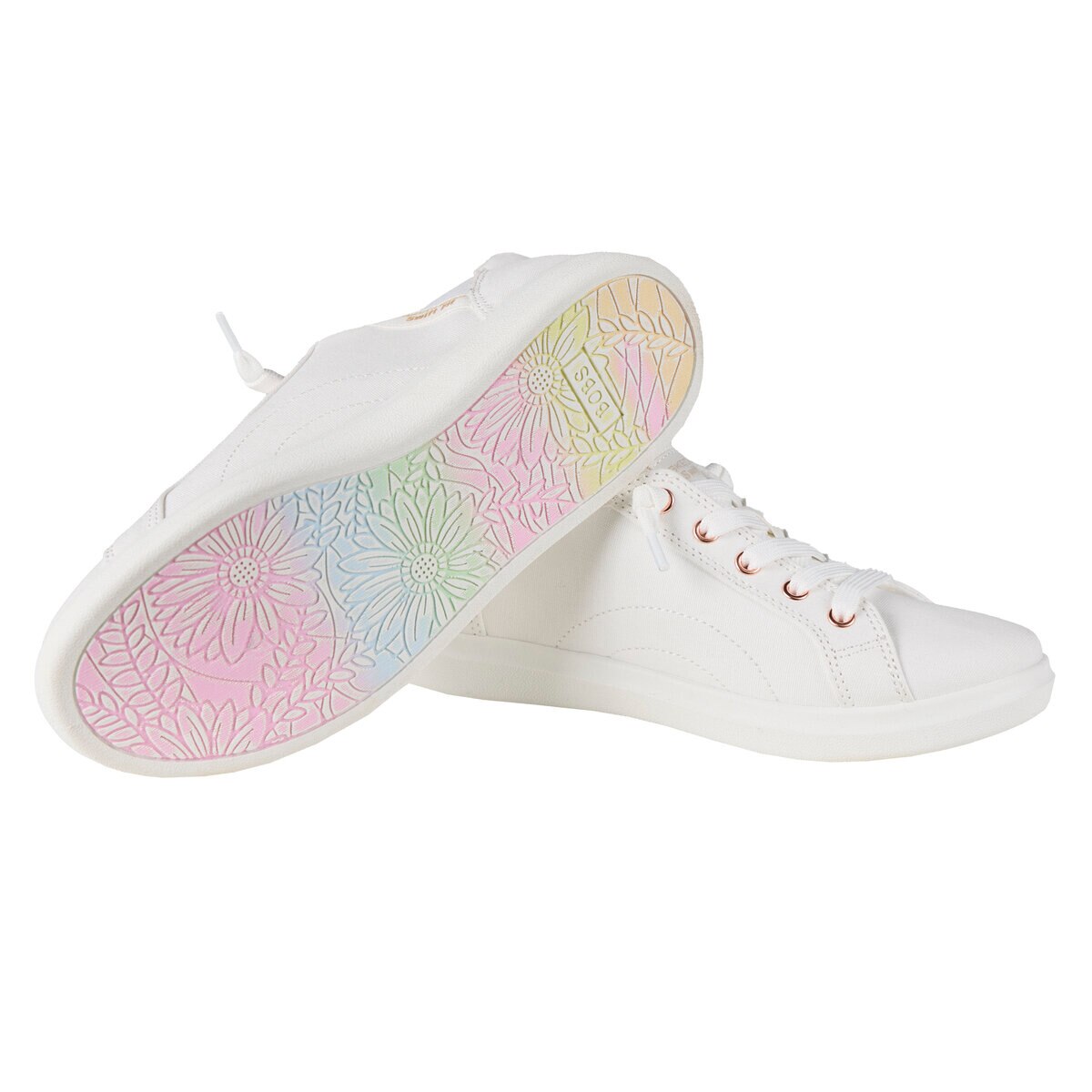 スケッチャーズ ウィメンズ ボブス D ヴァイン ホワイト 23.5cm