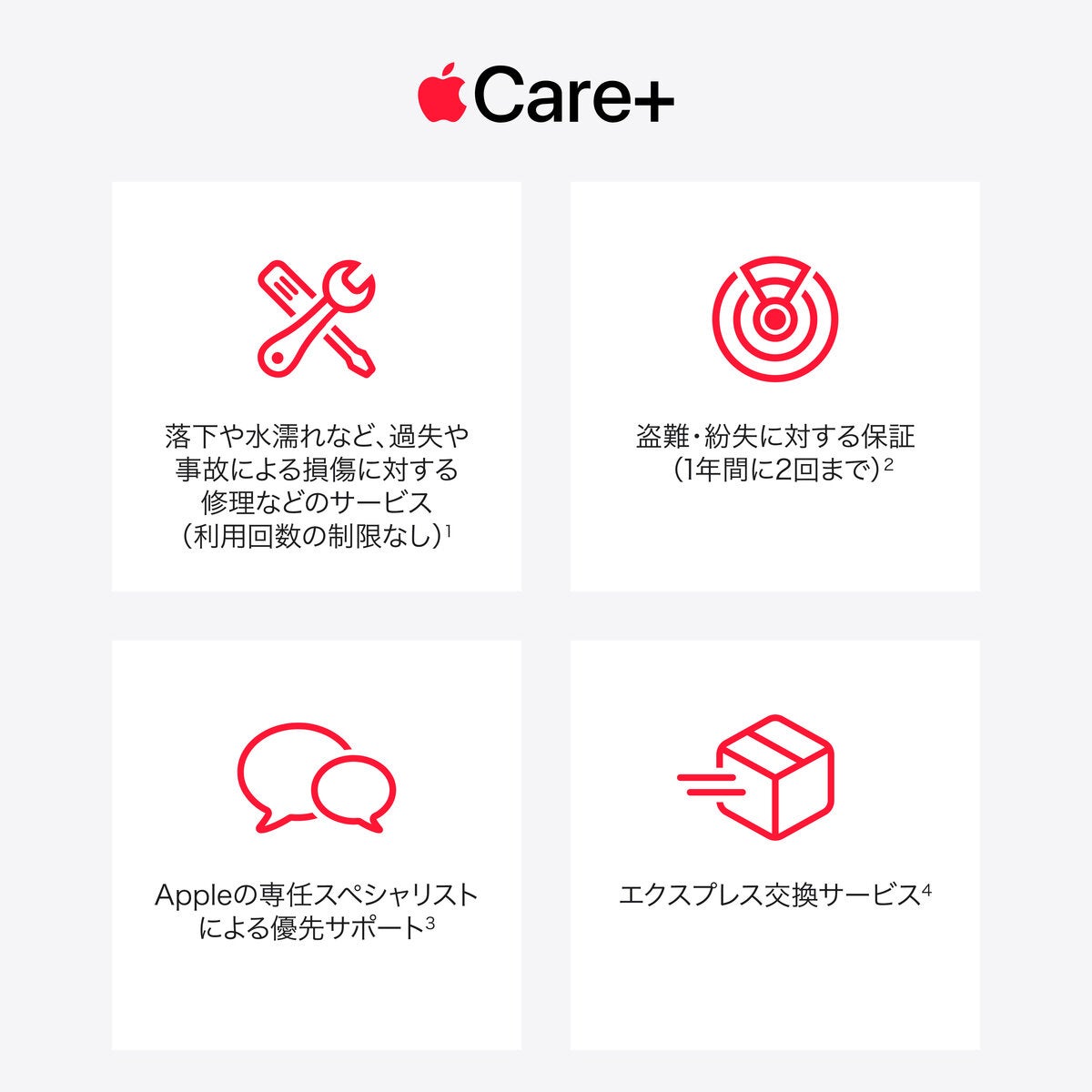AppleCare+ 盗難・紛失プラン MacBook Air 13インチ M4用
