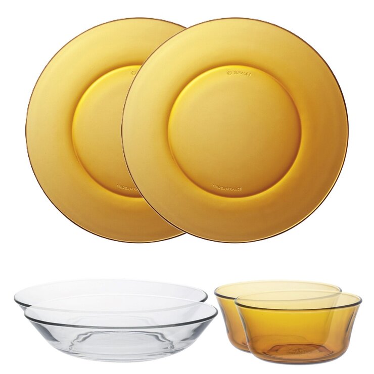 デュラレックス リス プレート＆ボウル 6個