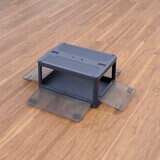 YAMAZEN コンテナフルオープンボックスL 3個組 チャコールグレー