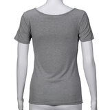 アツギ カップ付Tシャツ 2枚組 グレー/ブラック L