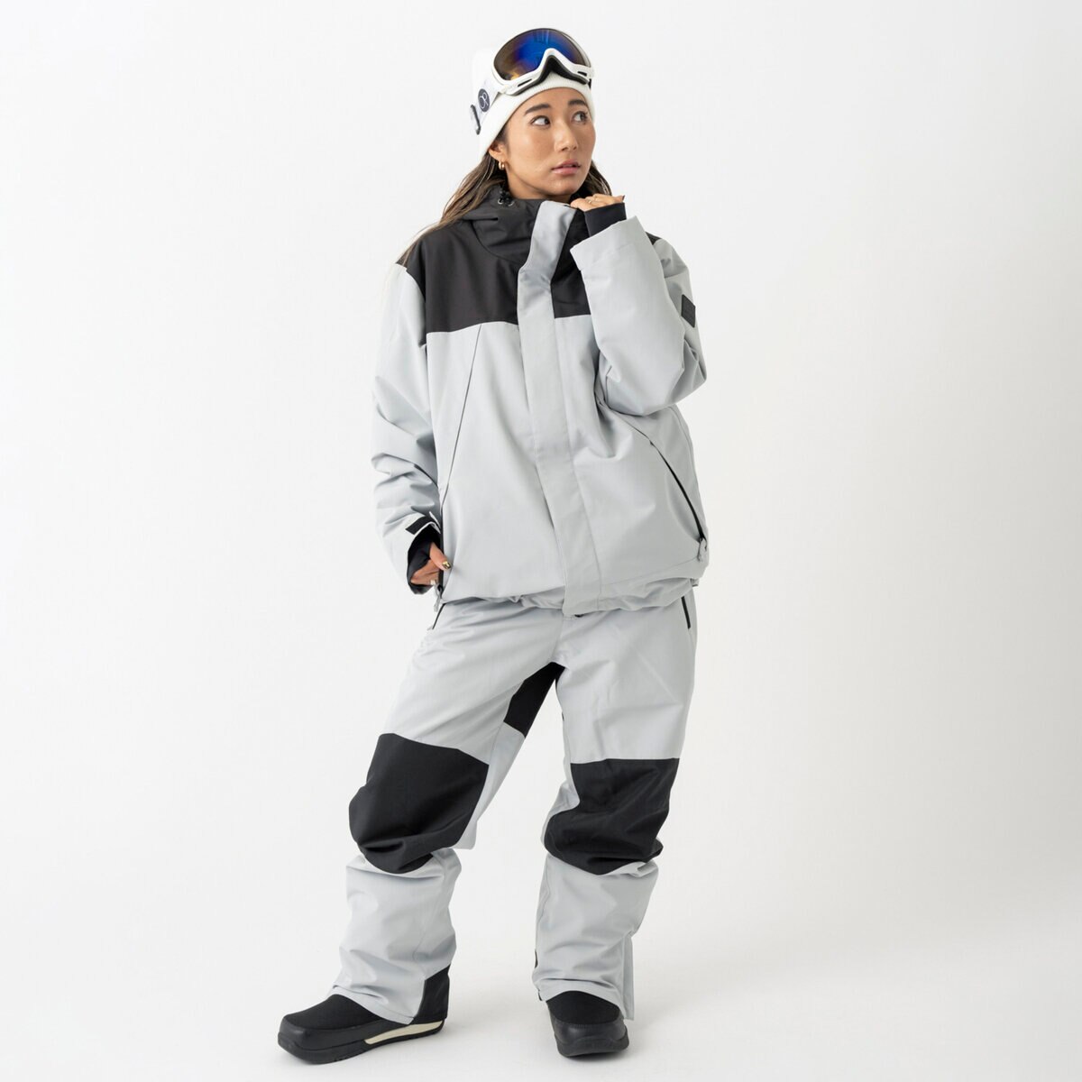 オーシャンパシフィック レディース スノー パンツ グレー S