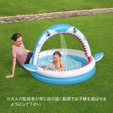 BESTWAY 53157 シャークスタティック スプリンクラー付きプレイプール BESTWAY 53157 シャークスタティック スプリンクラー付きプレイプール