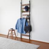 アイリスオーヤマ ウッドウォールラック 幅48.1cm WLR-46 ブラック 251444