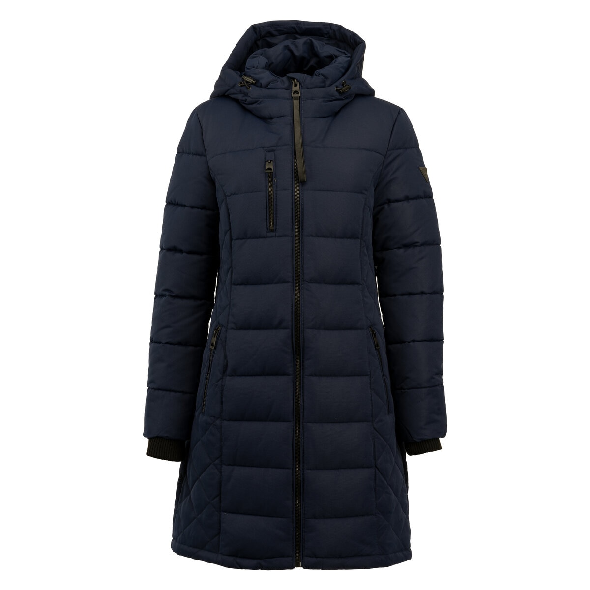 GUESS パッファー ジャケット ネイビー M