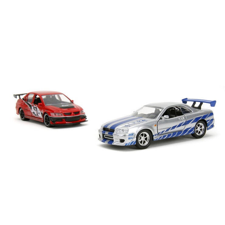ワイルドスピード 1/32 ツインパック 三菱ランサー&日産NGTR ワイルドスピード 1/32 ツインパック 三菱ランサー&日産NGTR