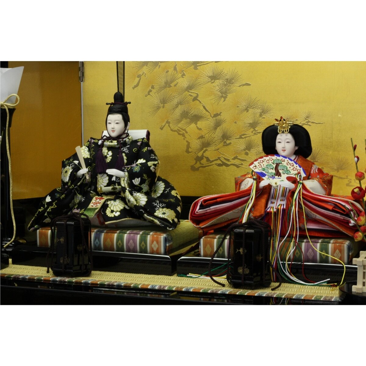 ひな人形 親王収納飾り 44A-115