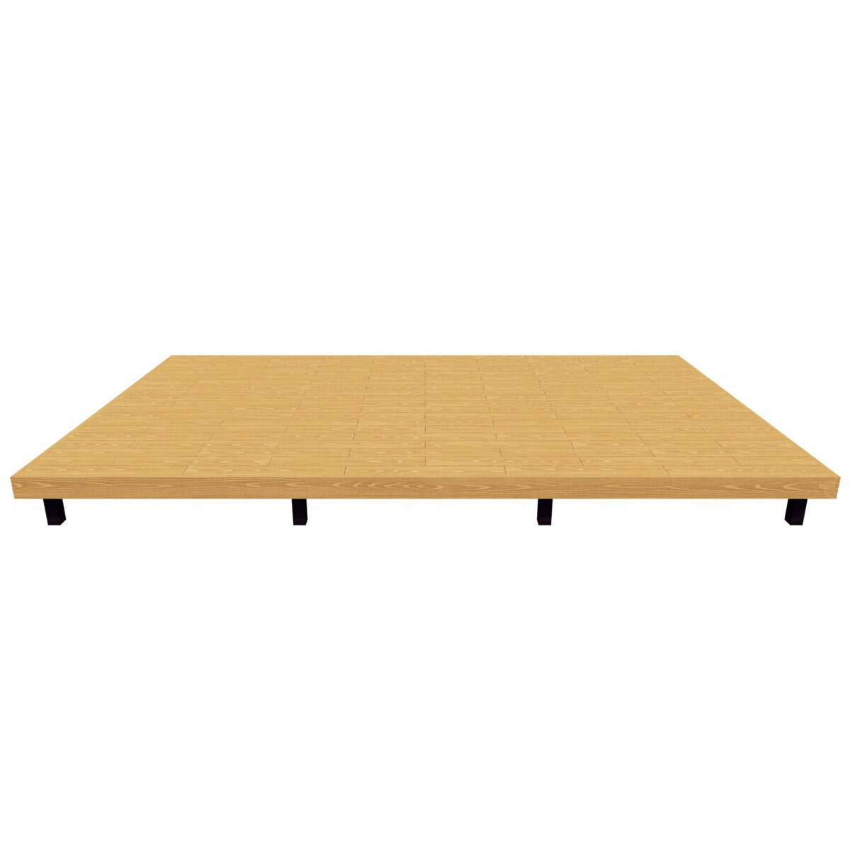 MINO 彩木 ガーデンデッキ セット W5068 x D3029 mm　ブラックチェリー　高さ400～500mm