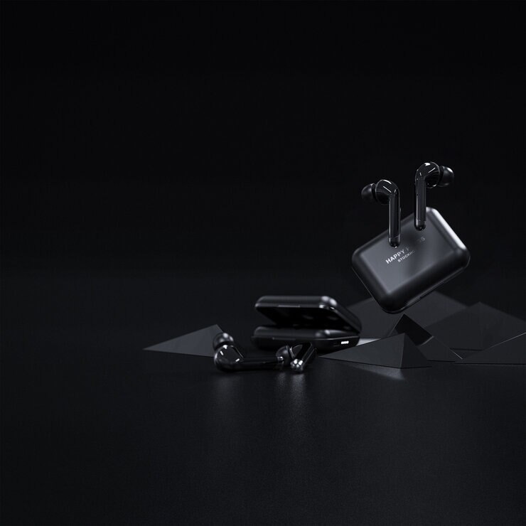 HAPPY PLUGS AIR 1 PLUS 完全ワイヤレスイヤホン ブラック HAPPY PLUGS AIR 1 PLUS 完全ワイヤレスイヤホン ブラック