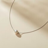 プラチナ アコヤ真珠 7.5mm ネックレス