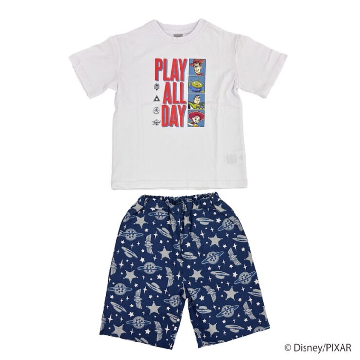 キャラクター キッズ Tシャツ アンド ショーツ 2枚セット / トイ・ストーリー 110cm キャラクター キッズ Tシャツ アンド ショーツ 2枚セット / トイ・ストーリー 110cm